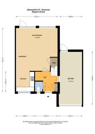 Plattegrond - Alessandria 27, 6904 NA Zevenaar - 125629_BG.jpg