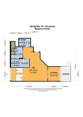 Plattegrond - Hengelder 16, 6902 PA Zevenaar - 111091_BG.jpg