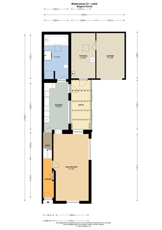 Plattegrond - Middenstraat 33, 6915 AM Lobith - 127124_BG.jpg