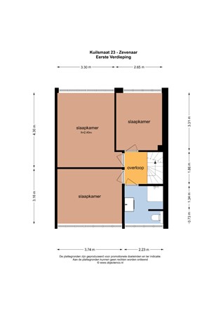 Plattegrond - Kuilsmaat 23, 6903 XE Zevenaar - 127856_EV.jpg