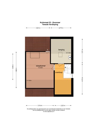 Plattegrond - Kuilsmaat 23, 6903 XE Zevenaar - 127856_TV.jpg