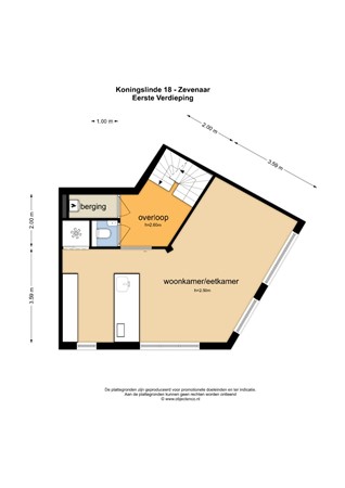 Plattegrond - Koningslinde 18, 6903 CW Zevenaar - 52958_EV.jpg