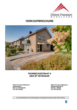 Brochure - Brochure Thorbeckestraat 6 te Zevenaar.pdf - Thorbeckestraat 6, 6904 BT Zevenaar