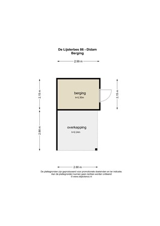 Plattegrond - De Lijsterbes 86, 6942 TN Didam - 127980_BR.jpg