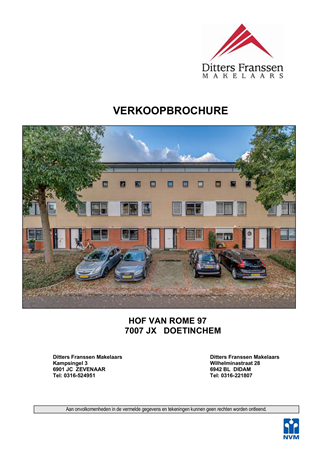 Brochure - Brochure Hof van Rome 97 te Doetinchem.pdf - Hof van Rome 97, 7007 JX Doetinchem