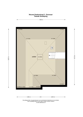 Plattegrond - Nieuwe Doelenstraat 2, 6901 AS Zevenaar - 129375_TV.jpg