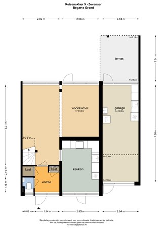 Plattegrond - Reisenakker 5, 6903 ZH Zevenaar - 130063_BG.jpg