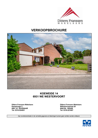 Brochure - Brochure Koeweide 14 te Westervoort.pdf - Koeweide 14, 6931 WE Westervoort
