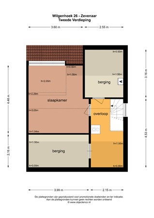 Plattegrond - Wilgenhoek 26, 6903 BT Zevenaar - 137853_TV.jpg