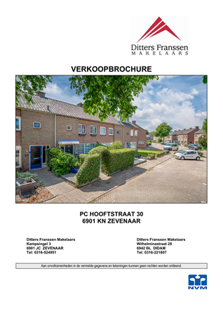 Brochure - Brochure PC Hooftstraat 30 te Zevenaar.pdf - PC Hooftstraat 30, 6901 KN Zevenaar