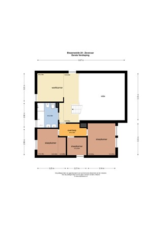 Plattegrond - Biezenweide 24, 6903 VC Zevenaar - 137852_EV.jpg