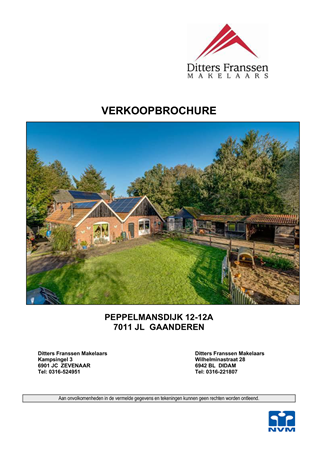 Brochure - brochure Peppelmansdijk 12-12A Gaanderen.pdf - Peppelmansdijk 12, 7011 JL Gaanderen