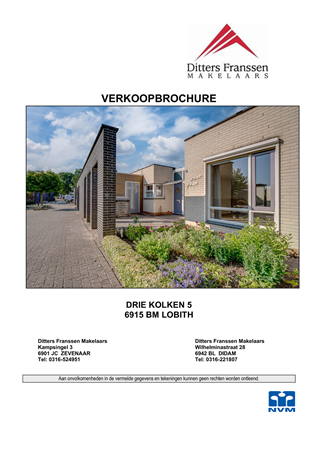 Brochure - Brochure Drie Kolken 5 te Lobith.pdf - Drie Kolken 5, 6915 BM Lobith