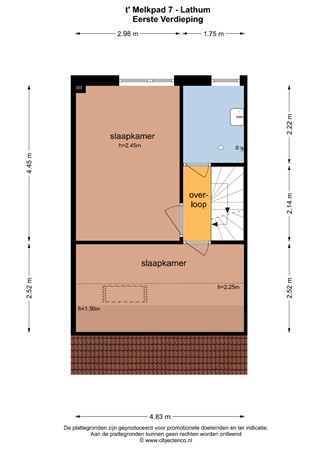 Plattegrond - 'T Melkpad 7, 6988 AN Lathum - 138828_EV.jpg