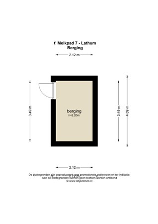 Plattegrond - 'T Melkpad 7, 6988 AN Lathum - 138828_BR.jpg