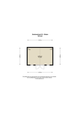 Plattegrond - Zwaluwstraat 23, 6942 KM Didam - 137894_SCH.jpg