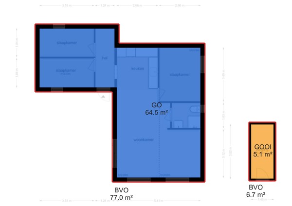Plattegrond - Marsweg 2R27, 6988 BM Lathum - 139869_NEN.jpg