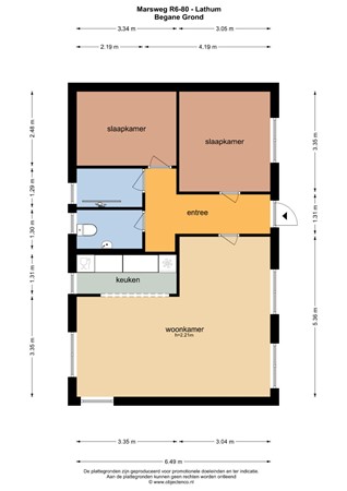 Plattegrond - Marsweg 2R680, 6988 BM Lathum - 139871_BG.jpg