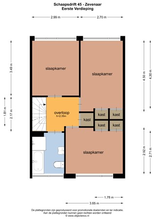 Plattegrond - Schaapsdrift 45, 6902 AA Zevenaar - 127045_EV.jpg