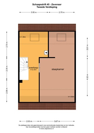 Plattegrond - Schaapsdrift 45, 6902 AA Zevenaar - 127045_TV.jpg