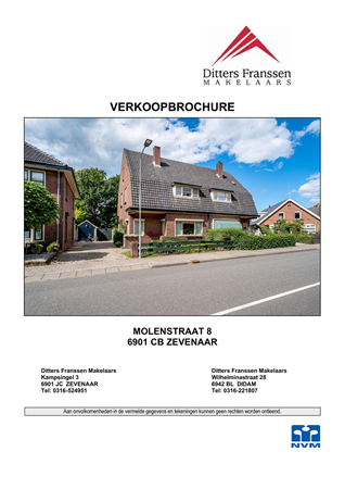Brochure - Brochure Molenstraat 8 te Zevenaar.pdf - Molenstraat 8, 6901 CB Zevenaar