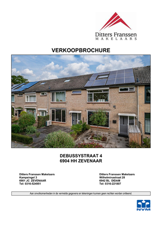 Brochure - Brochure Debussystraat 4 te Zevenaar.pdf - Debussystraat 4, 6904 HH Zevenaar