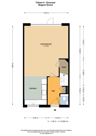 Plattegrond - Tollaan 4, 6905 TG Zevenaar - 124604_BG.jpg