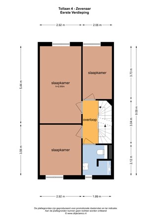 Plattegrond - Tollaan 4, 6905 TG Zevenaar - 124604_EV.jpg