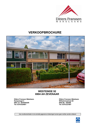 Brochure - Brochure Westeinde 92, Zevenaar.pdf - Westeinde 92, 6904 AH Zevenaar
