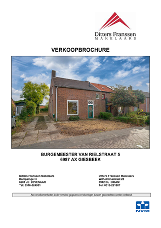 Brochure - Brochure Burg Van Rielstraat 5, GIESBEEK.pdf - Burg Van Rielstraat 5, 6987 AX Giesbeek