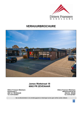 Brochure - Brochure James Wattstraat 18 Zevenaar.pdf - James Wattstraat 18, 6902 PR Zevenaar