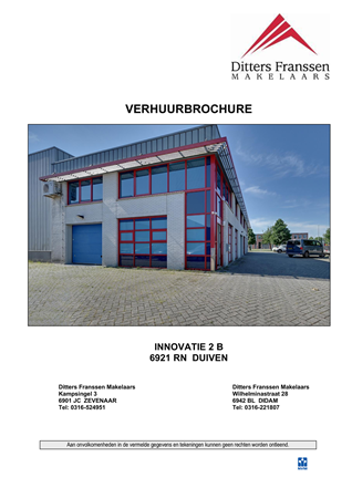 Brochure - Brochure Innovatie 2B Duiven.pdf - Innovatie 2B, 6921 RN Duiven