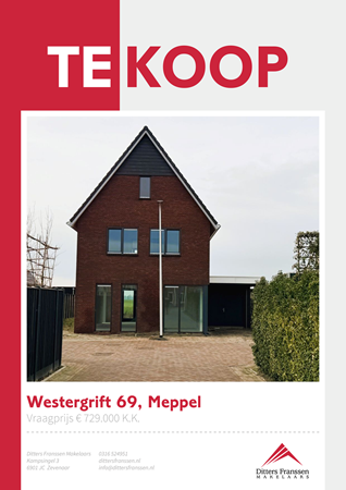 Brochure - Westergrift 69, 7942 MA MEPPEL (1) - Westergrift 69, 7942 MA Meppel
