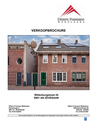 Brochure - Brochure Wittenburgstraat 24, Zevenaar.pdf - Wittenburgstraat 24, 6901 AN Zevenaar