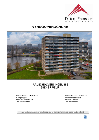Brochure - Brochure Aalscholversingel 386 Velp.pdf - Aalscholversingel 386, 6883 BR Velp
