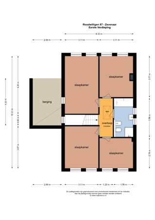 Plattegrond - Roodwilligen 87, 6903 TB Zevenaar - OC_149266_EV.jpg