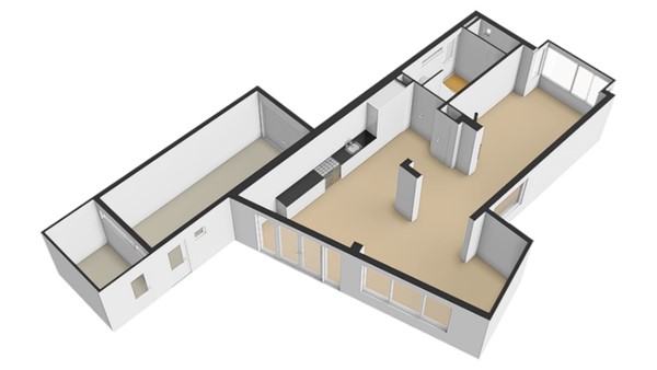Plattegrond - Oosteinde 32C, 6901 KB Zevenaar - OC_70005_BG_3D_NW.jpg