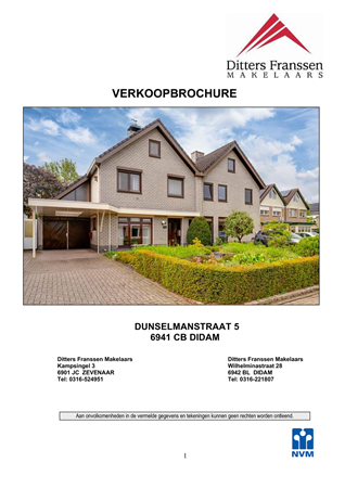Brochure - Brochure  Dunselmanstraat 5 Didam.pdf - Dunselmanstraat 5, 6941 CB Didam