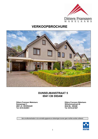 Brochure - Brochure  Dunselmanstraat 5 Didam.pdf - Dunselmanstraat 5, 6941 CB Didam