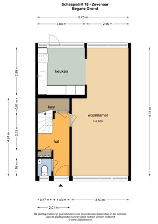 Plattegrond - Schaapsdrift 18, 6902 AJ Zevenaar - OC_153245_BG.jpg
