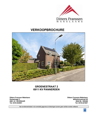 Brochure - Brochure Groenestraat 2 te Pannerden.pdf - Groenestraat 2, 6911 KV Pannerden