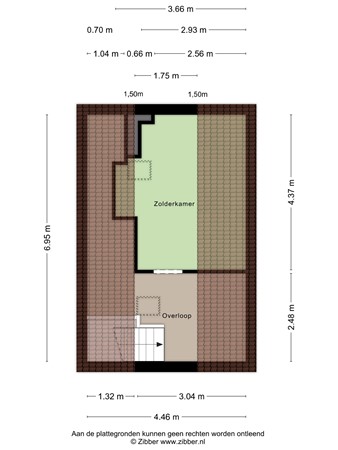 Plattegrond - Groenestraat 2, 6911 KV Pannerden - 189786904_1685413_groen_tweede_verdiepi_first_design_20260921_5950e2.jpg