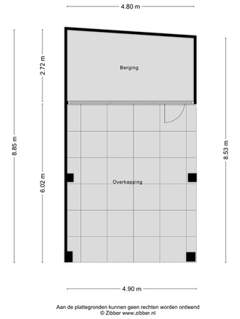 Plattegrond - Groenestraat 2, 6911 KV Pannerden - 189786904_1685413_groen_berging_first_design_20260921_f1b92d.jpg