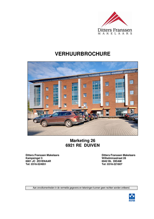 Brochure - Brochure Marketing 26 te Duiven.pdf - Marketing 26, 6921 RE Duiven