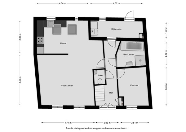Floorplan - Skilplein 5, 8734 GW Easterein