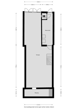 Floorplan - Noorderhaven 11, 8861 AJ Harlingen