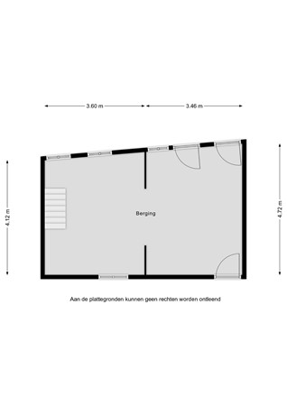 Floorplan - St. Jacobstraat 6, 8861 AX Harlingen