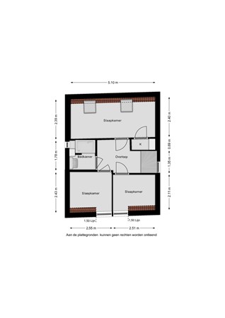 Floorplan - Tsjaerddyk 28, 8773 KM Folsgare