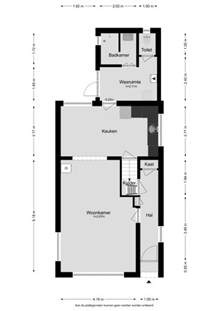 Floorplan - Marwei 41, 8508 RB Delfstrahuizen