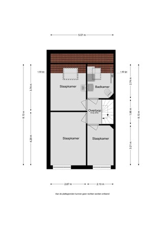 Floorplan - Botterhof 28, 8862 PT Harlingen